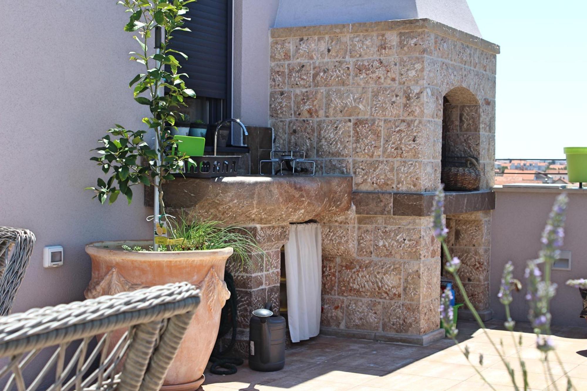Apartment Garden Terrace Zadar Dış mekan fotoğraf